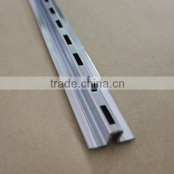 Chrome plating single slot upright,Wall Display Shelf Channel