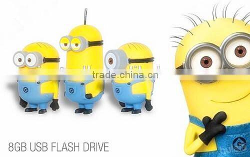 Cartoon usb flash drive PVC bulk 1gb usb flash drives