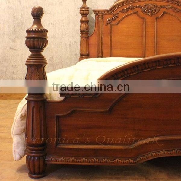 Antique Bedroom Furniture - Antique Victorian Four Poster Bed