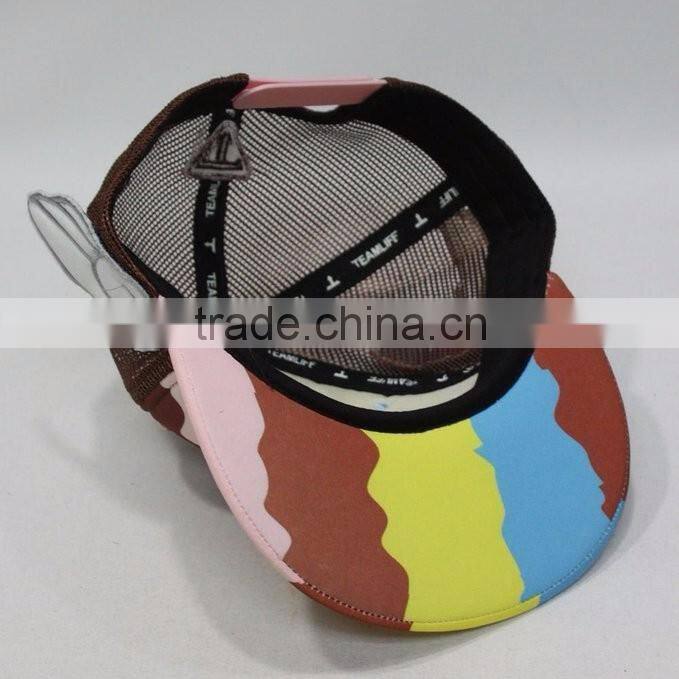 Flat bill baby hat wholesale kids custom snapback hat