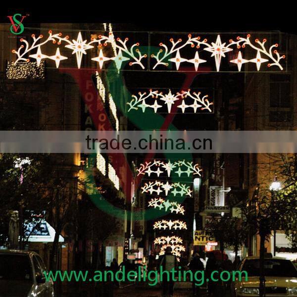 LED rope light Christmas 2D LED street pole motif light