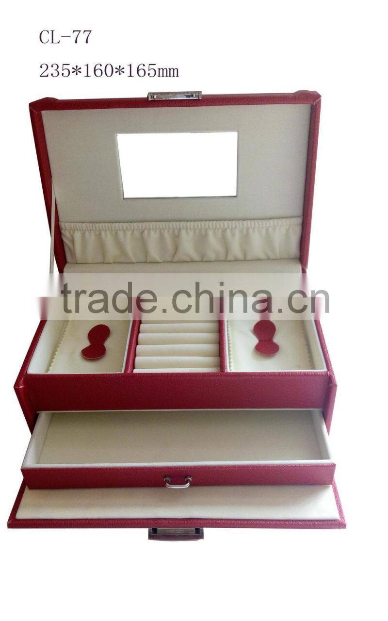 Beautiful color and portable mimi jewelry box . from China , box factury