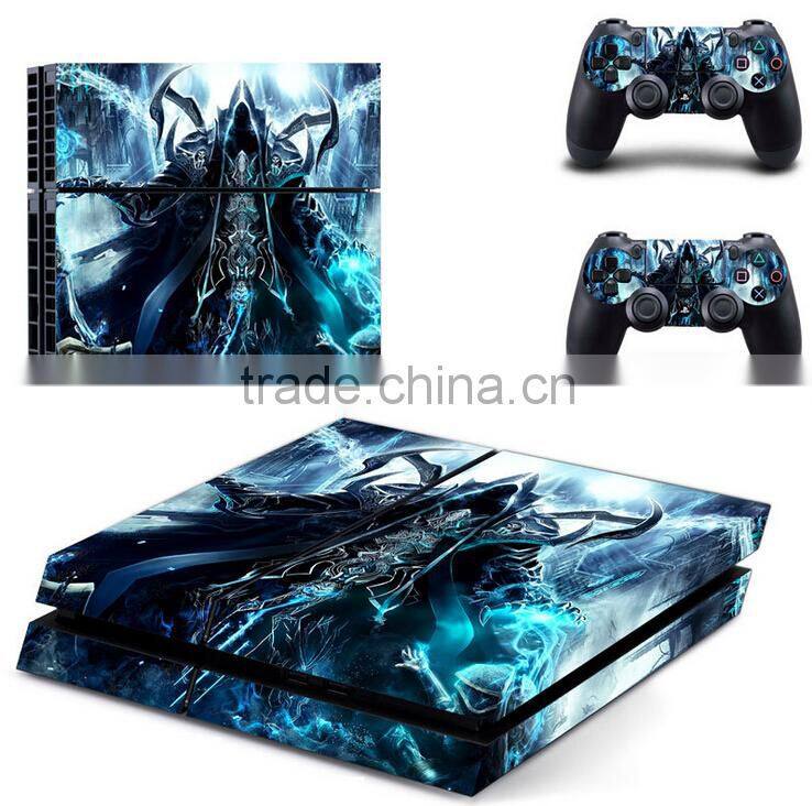 new design hot sell for ps4 console controller vinyl skin sticker for ps4 wholesale
