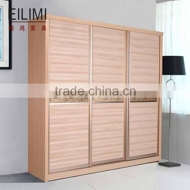 EILIMI EB-9024 American white oak colored wood wardrobe design bedroom furniture