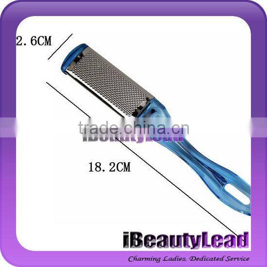 Latest double sides foot file stainless steel nail foot file art nail tools