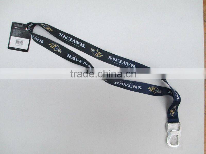 Hot Sale Beer lanyard with bottle opener