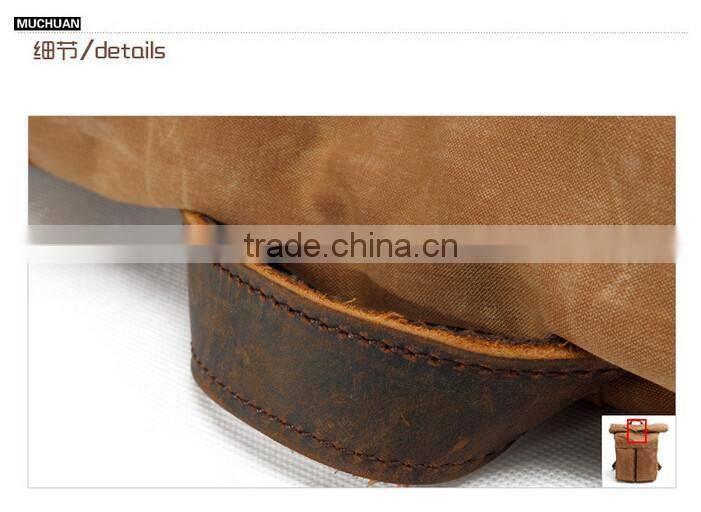 2016 New leather backpack bag