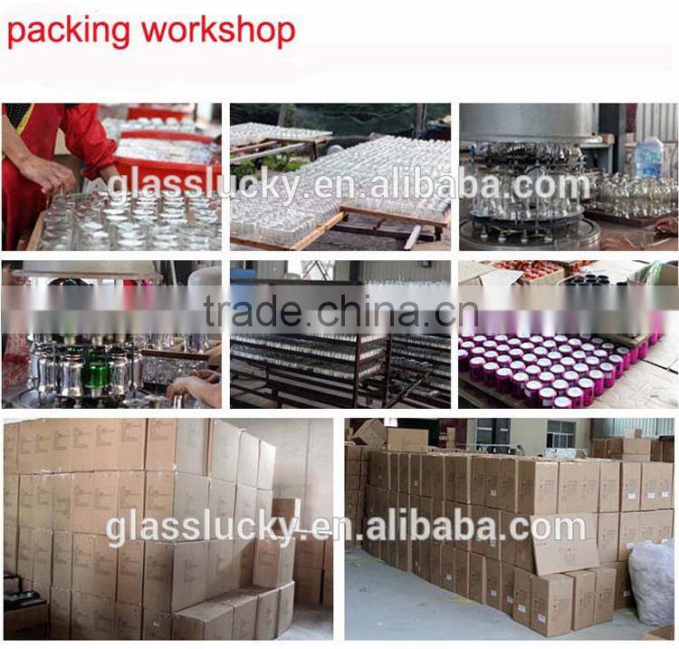 Cheap glass candy/cookie jar and glass jar for food candy