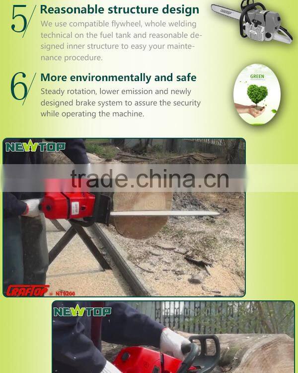 Professional chainsaw wood log cutting machine with CE certificate