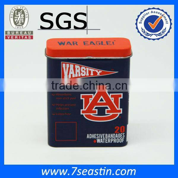 metal tin box for brand-aid