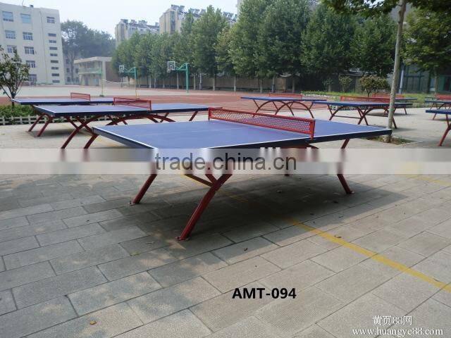 Outdoor SMC Rainbow shape half moon shape tables tennis table