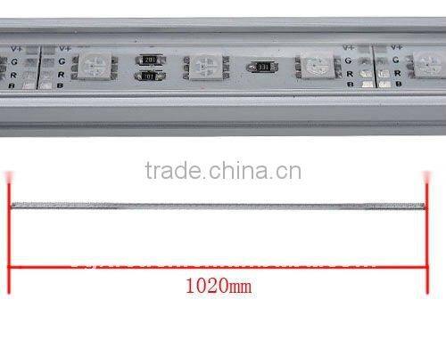 IP65 Waterprof 12V 60 SMD5050 Rigid LED Strip Light Bar RGB Color 1M