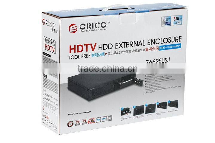 2bay 3.5"SATA HDD external enclosure