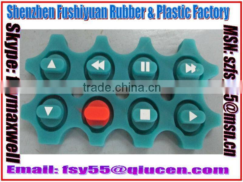 conductive silicone button / silicone switch button / silicone push button