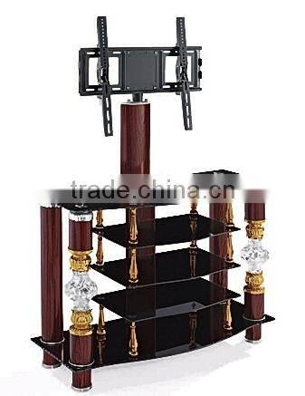 tempered glass tv stand