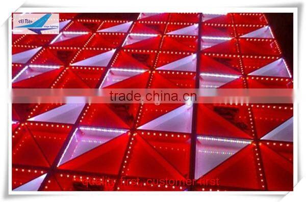 High cost performance disco floor 432 pcs acrylic dance floor, make led dance floor