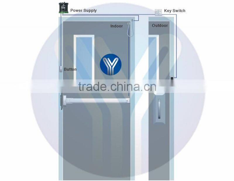 Piezoelectric Exit Button with LED(Stainless steel)