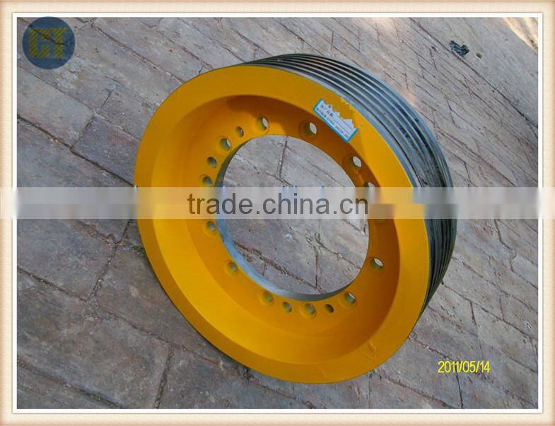 traction sheave 405*6*7*10 for elevator traction machine