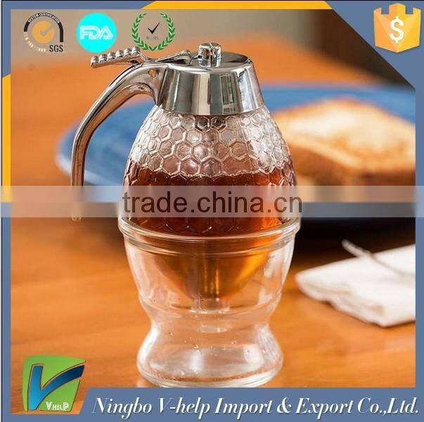 wholesale Sale acrylic honey dispenser syrup cruet