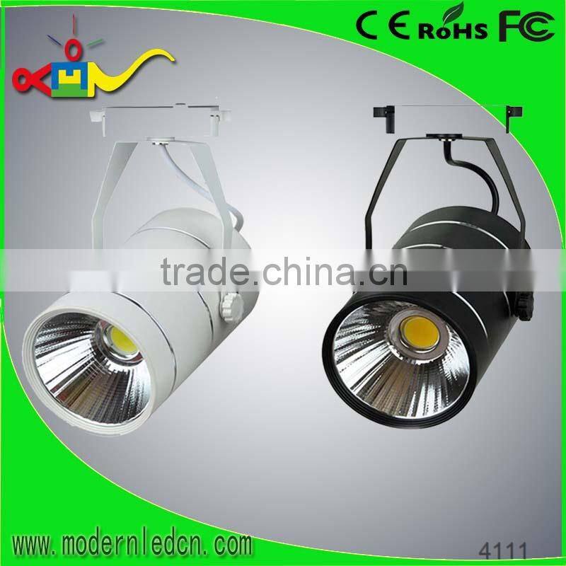 2016 new commercial lighting cob led track light 30w luces led