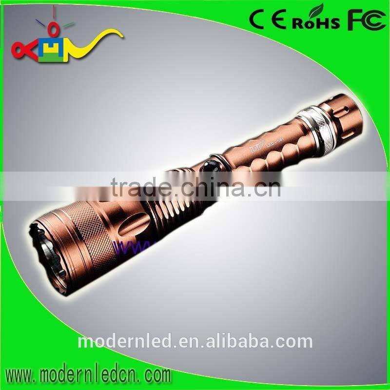 waterproof alluminum alloy led flat torch 2000lm