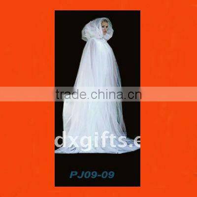 Zombie de Halloween vestido de gasa de vestuario