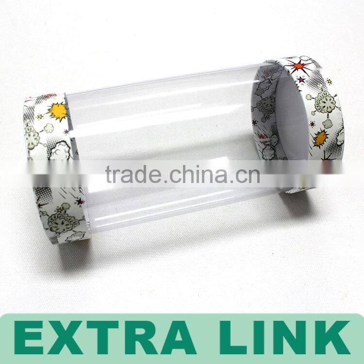 special newest design superior quality Popular PVC matt printing gift use round plastic containers