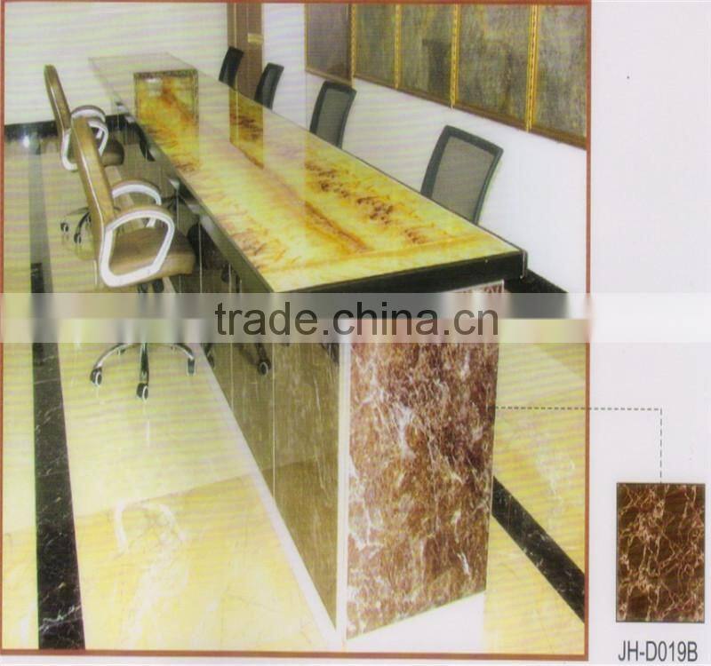 building materials marble glass with logo