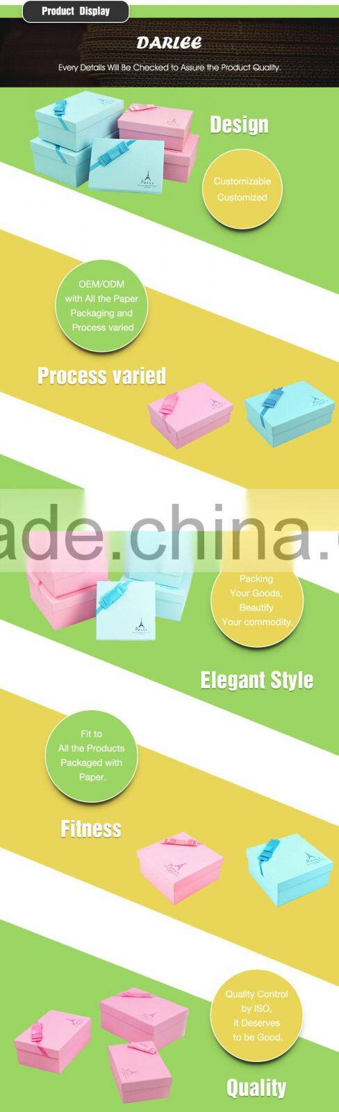 fancy design colorful printing individual paper gift box