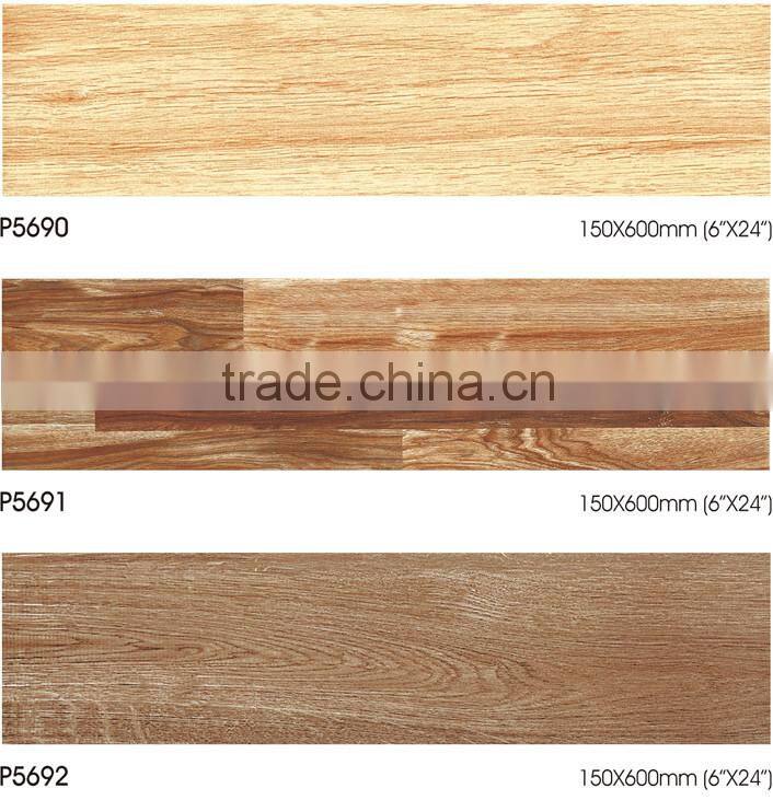 Discontinued Thickness 9mm Hot Sale Lively Wood Look Ceramic Rustic ceramic Tiles