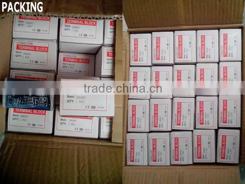 2 x 7 Plastic Terminal Box with Brass parts