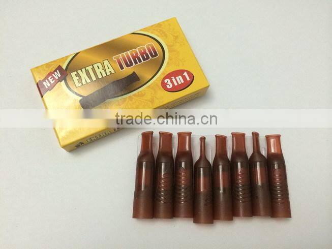 cigarette filter extra turbo 3 in 1 cigarette holder plastic brown new style 8piece