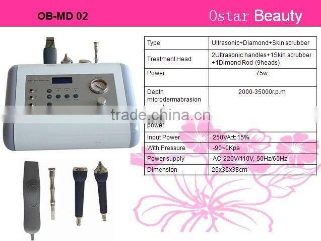 Ultrasonic skin microdermabrasion beauty machine for sale OB-MD 02