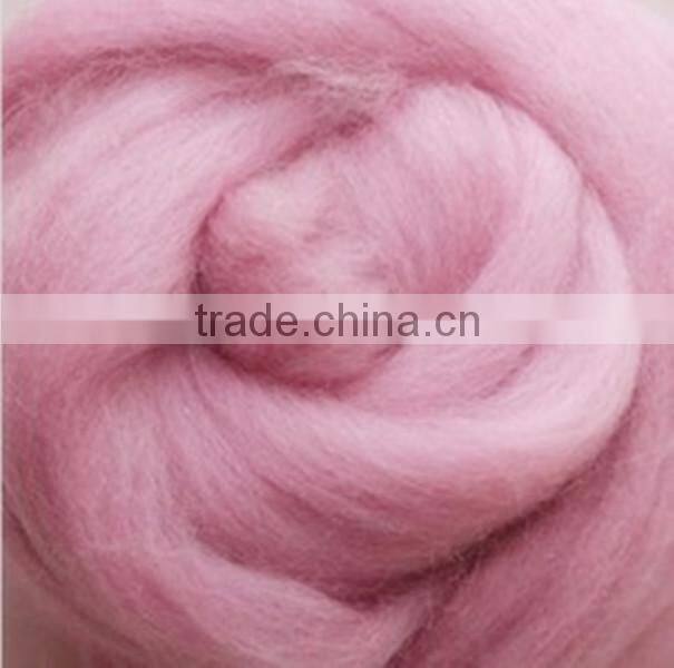 Dyed Australia wool top for weaving