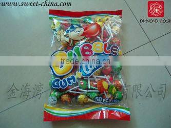 bubble gum lolliopo/lolly pop