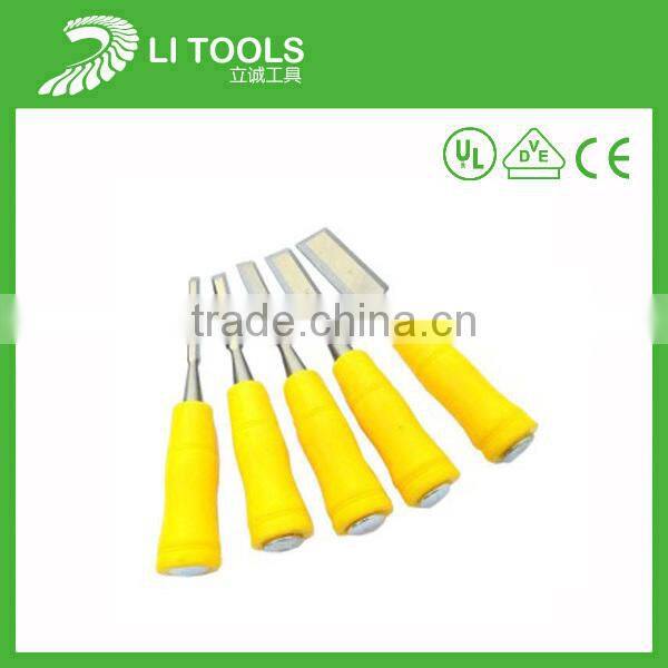 Safe grip 4PCS carton steel forged set wooden carving chisel set