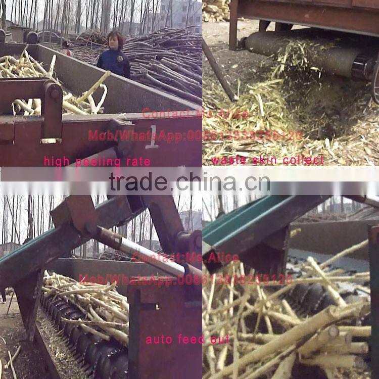 factory price wood skin debarker log debarker machine