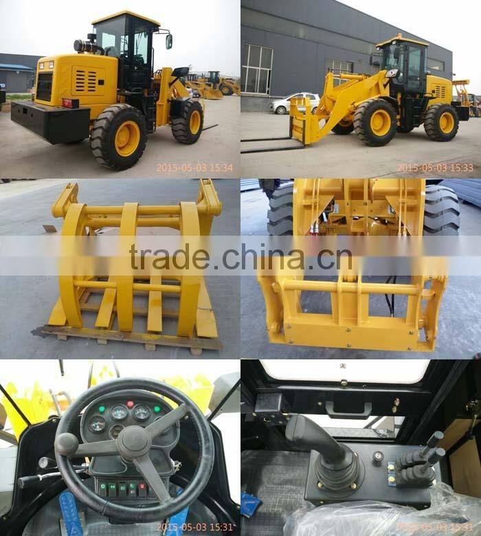 Chinese TCM 820 small wheel loader with 88HP engine and 1.1m3 bucket