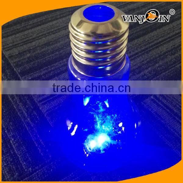 Big Mouth 500ml 700ml Colorful LED Plastic Bulb Bottle for Juice