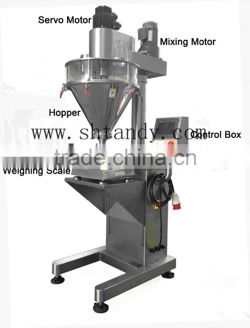 profession semiautomatic auger milk filling machine