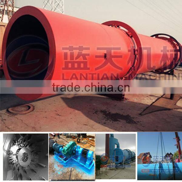hot air wood chip rotary dryer