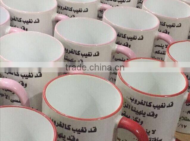 Pneumatic 5in1 effective 11oz sublimation mug heat press printing machine for sale