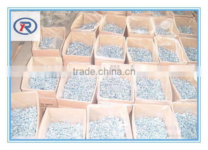 china supply Bright Shining steel Concrete Nails zinc galvanized concrete nails