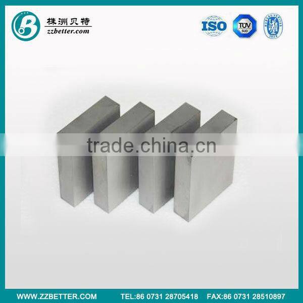 Square tungsten alloy plate for counter weight