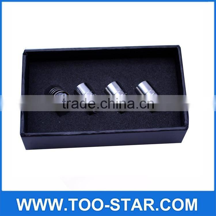 Silver Chrome Auto Car Wheel Decorations Tire Air Valve Caps Stem Cover With Infiniti Emblem