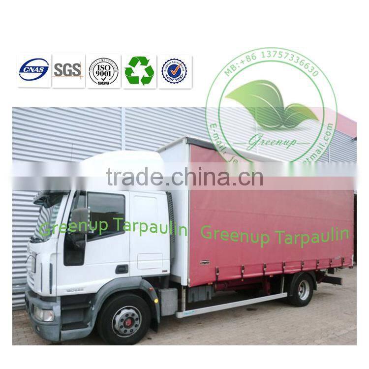 High Quality Flame Retardant Red PVC Coated Tarpaulin Curtain Wall Sets For Truck For Sale