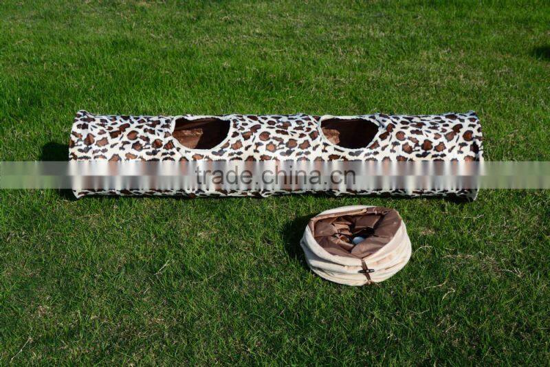 Outdoor play cat tunnel