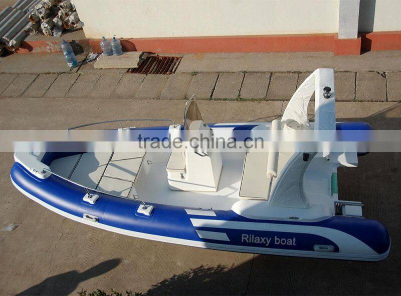 18ft Fiberglass bottom boat inflatable