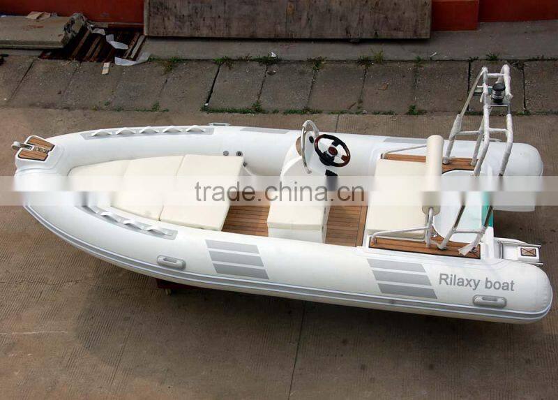 8 Person Rigid Hypalon Boat