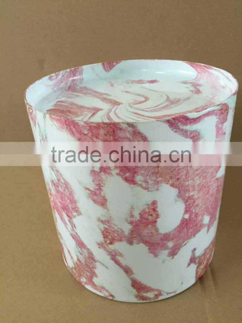 Deluxe garden silver Planters Flower Pot-Marbling